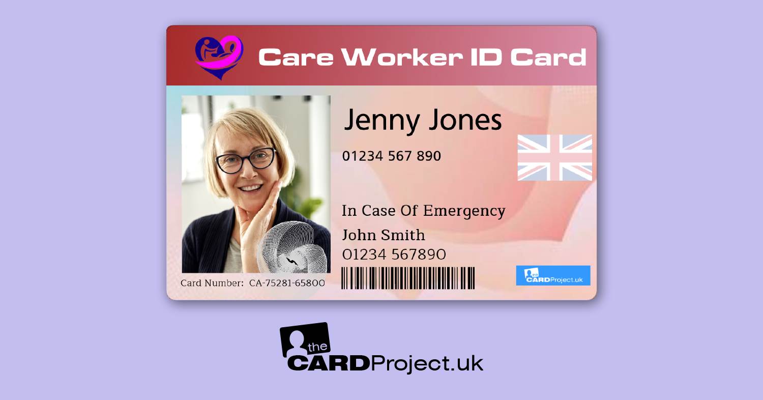 Care Worker ID Card Premium (FRONT)